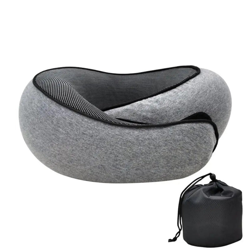 Travel Neck Pillow Chin Support Pillow Adjustable Pure Memory Foam Ergonomic Design Soft Best Full Neck Surround Pillow